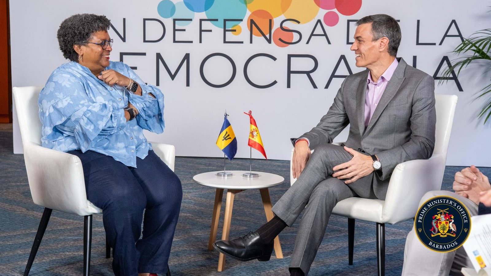 Mottley calls for democratic renewal, truth and fairness in Spain