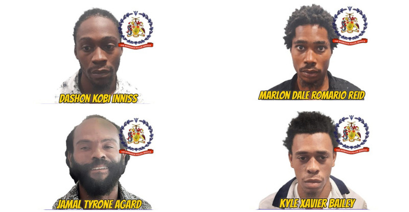 Four remanded on drug and firearms charges