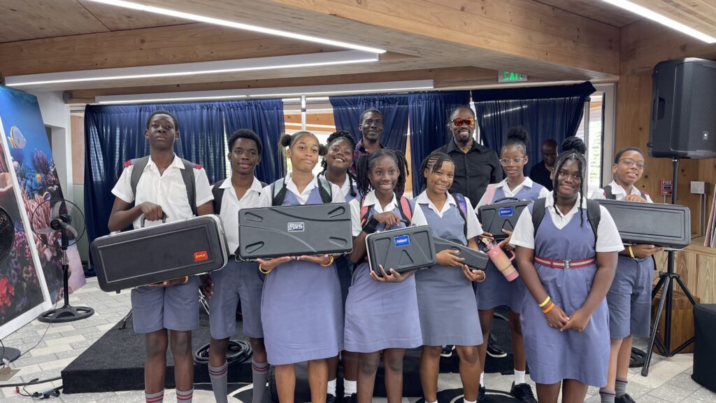 NY school donates instruments to high schools in cultural exchange