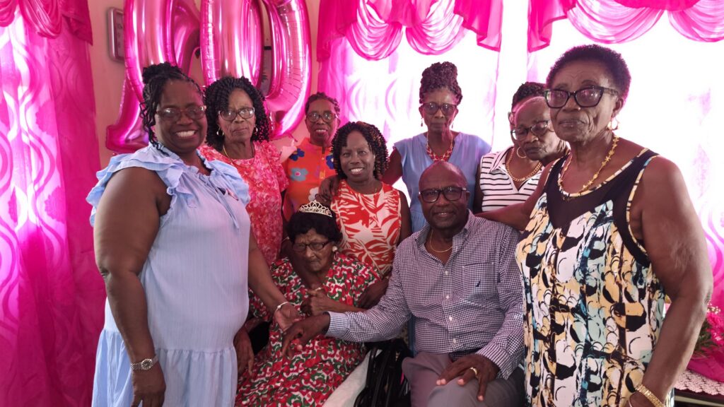 ‘No complaints’ at 100: Eunice Kirton celebrates century of faith, resilience