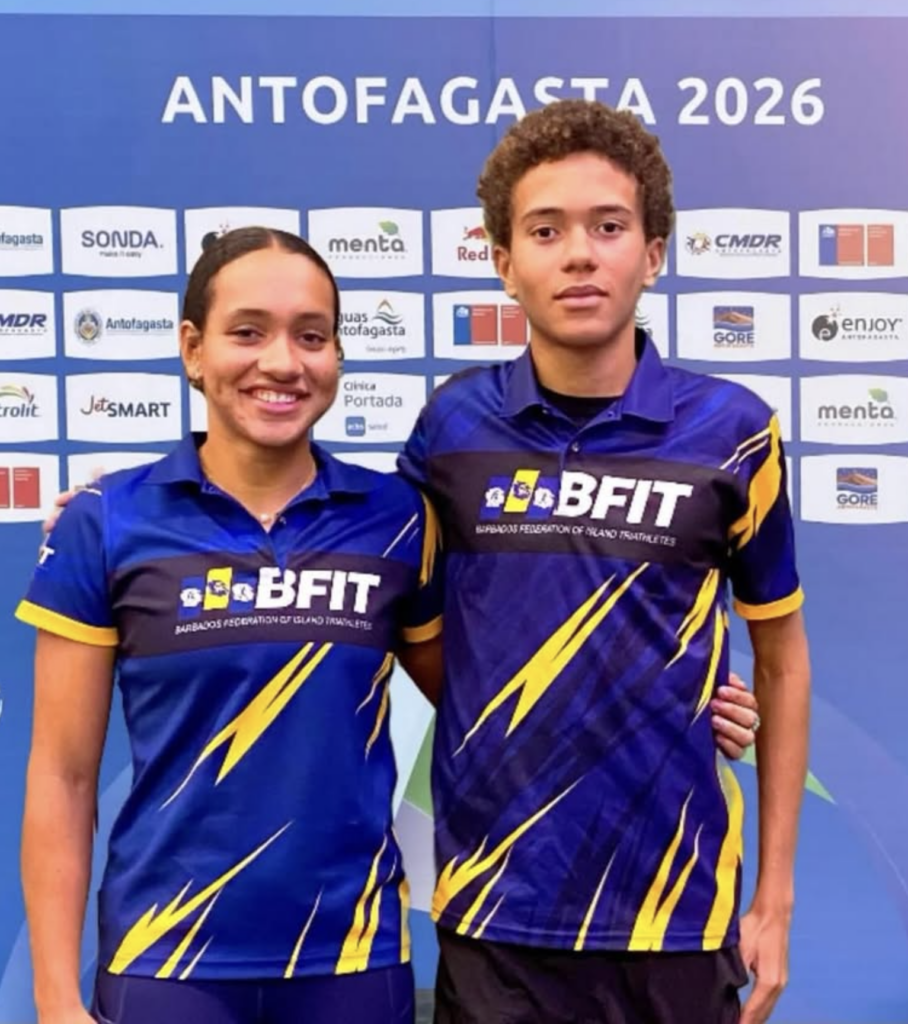 Triathlon pair competing at Junior World Championships in Spain