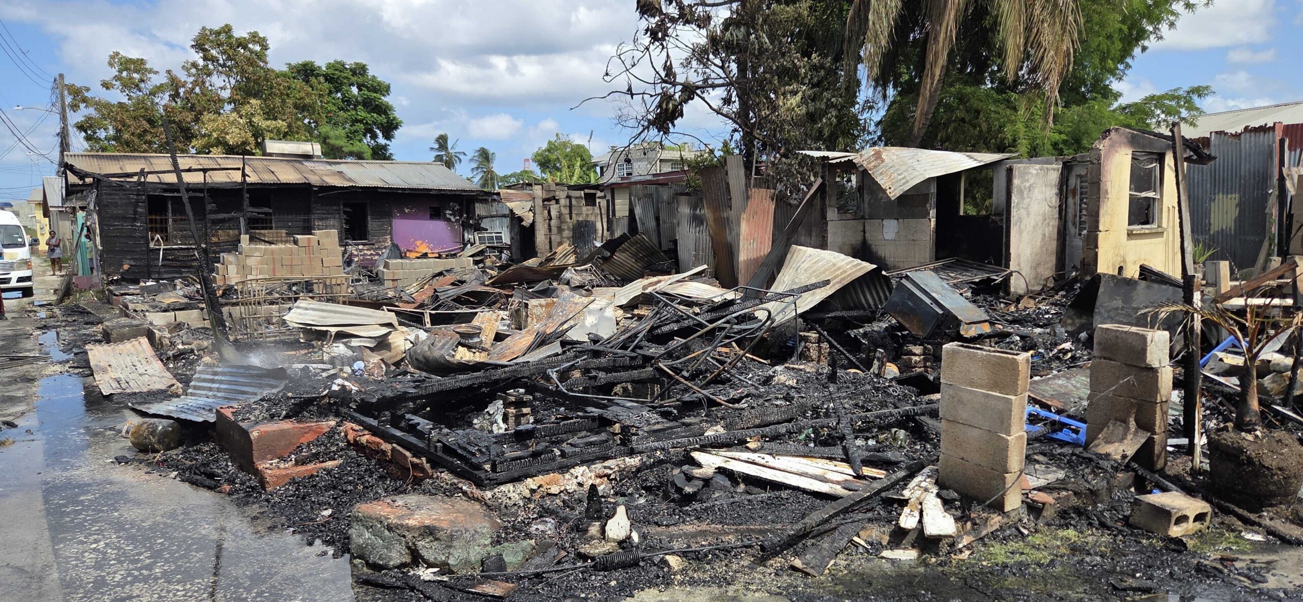 Early Morning Fire Destroys Four Homes in Chapman Lane, Leaving Families Homeless